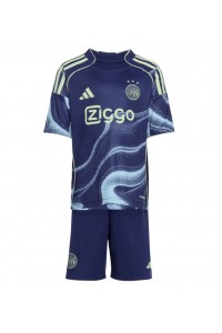 Fotbalové Dres Ajax Dětské Venkovní Oblečení 2025-26 Krátký Rukáv (+ trenýrky)